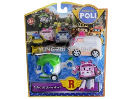 H3779037#P1-2#2PCS CAR TOY(POLI)(AMBER+HELLY)